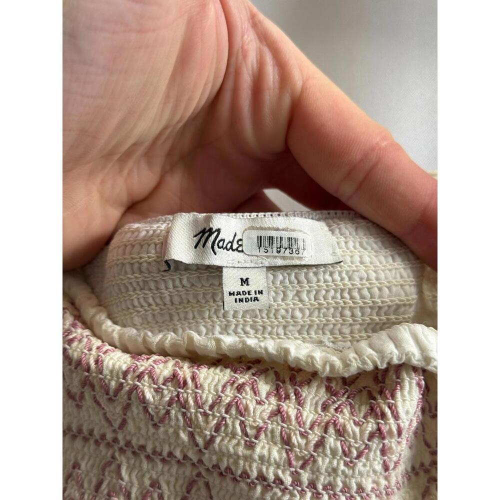 Madewell Embroidered Lucie Midi Dress Size M with Snags - Picture 6 of 7